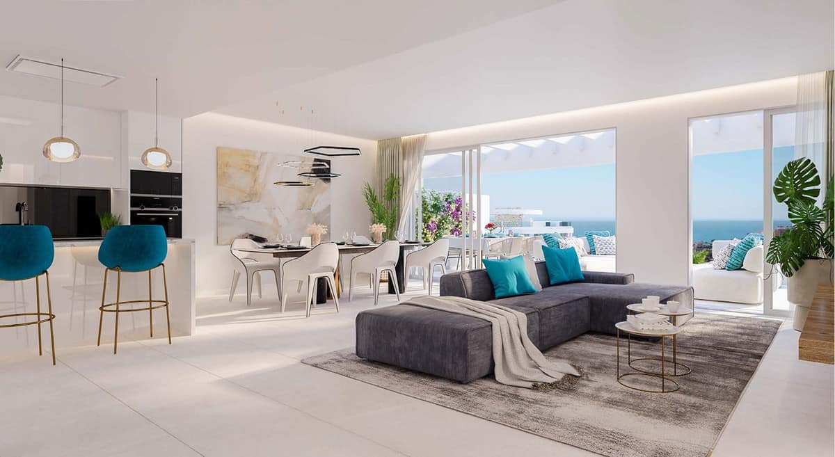 3-slaapkamer appartement in La Cala de Mijas in La Cala de Mijas - foto 6