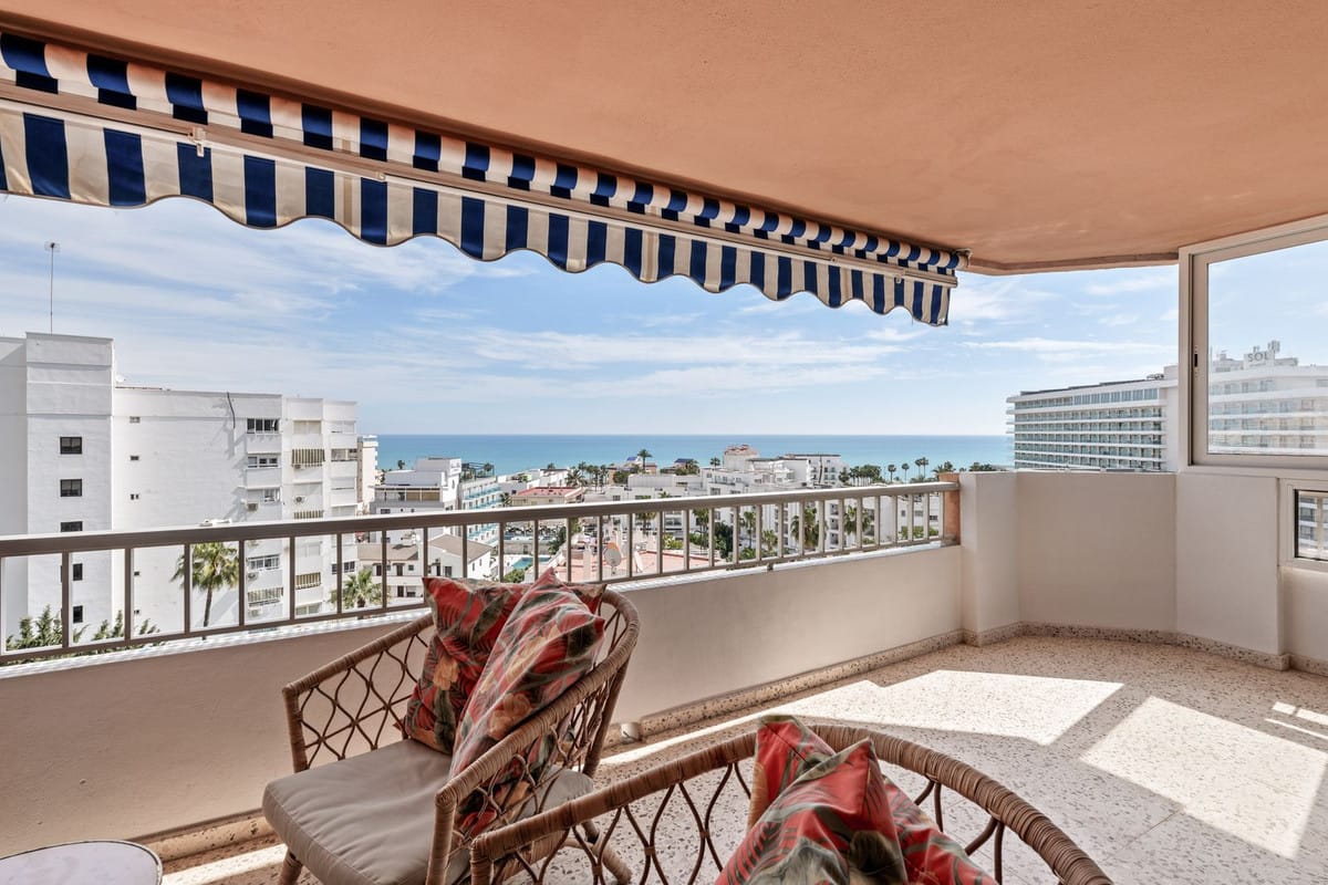 Panoramisch zeezicht appartement met 2 slaapkamers in El Bajondillo, Torremolinos in Torremolinos - foto 5