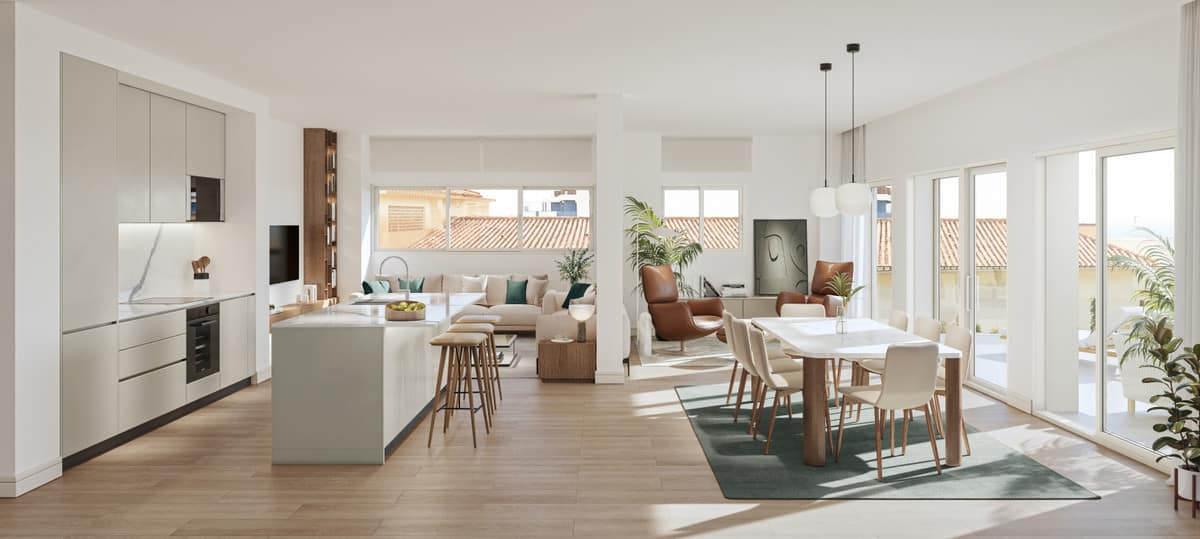 Appartement met 2 slaapkamers in Málaga Este in Málaga Este - foto 3