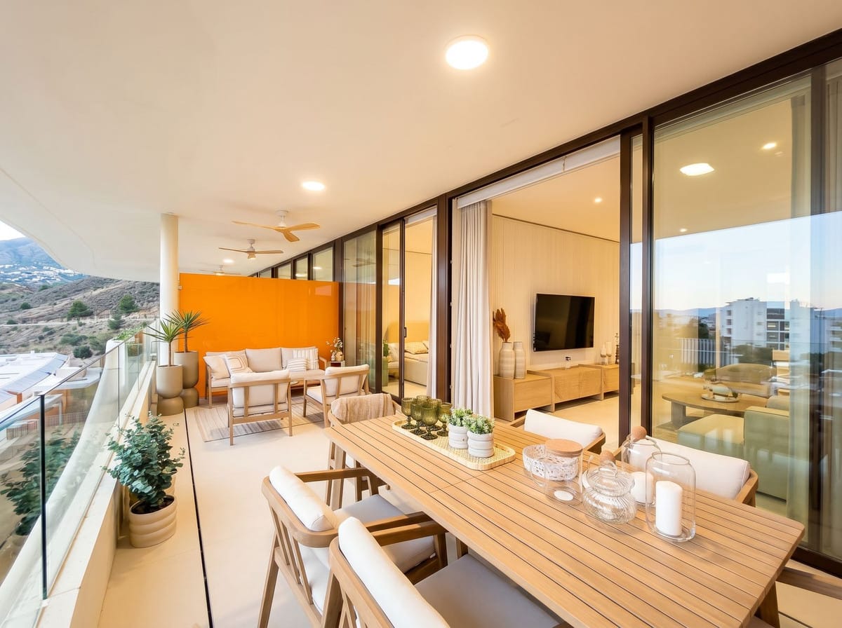 Luxueus 2-slaapkamerappartement met zee- en bergzicht in El Higuerón, Fuengirola in Higueron - foto 11