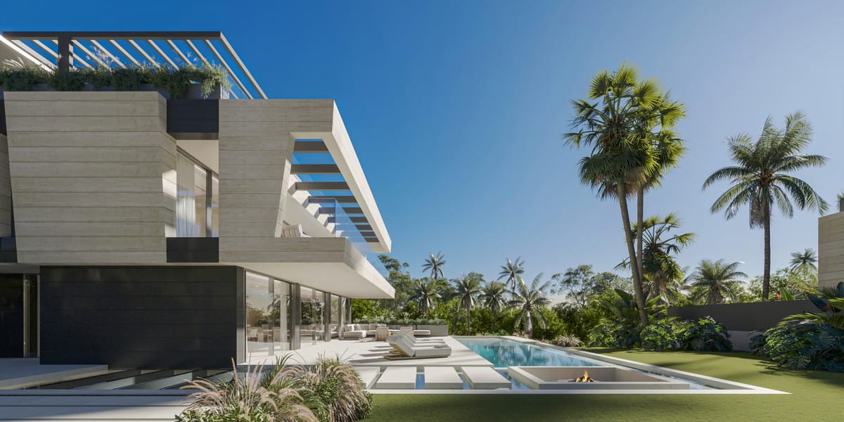 Drie moderne villa’s met vijf slaapkamers in Marbella in Marbella - foto 2