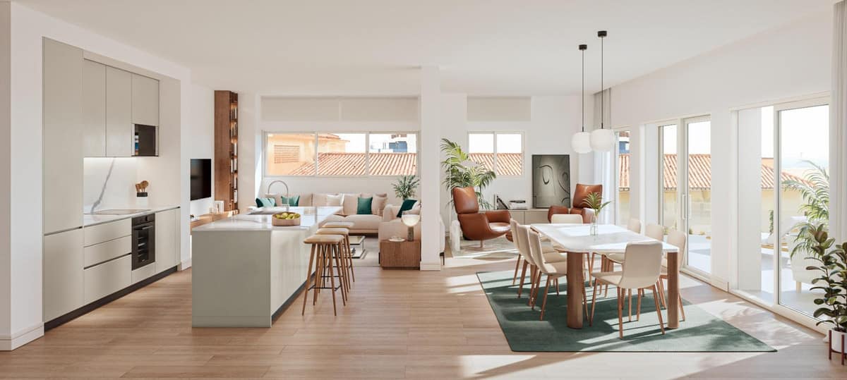 3-slaapkamer appartement in Málaga in Málaga - foto 2