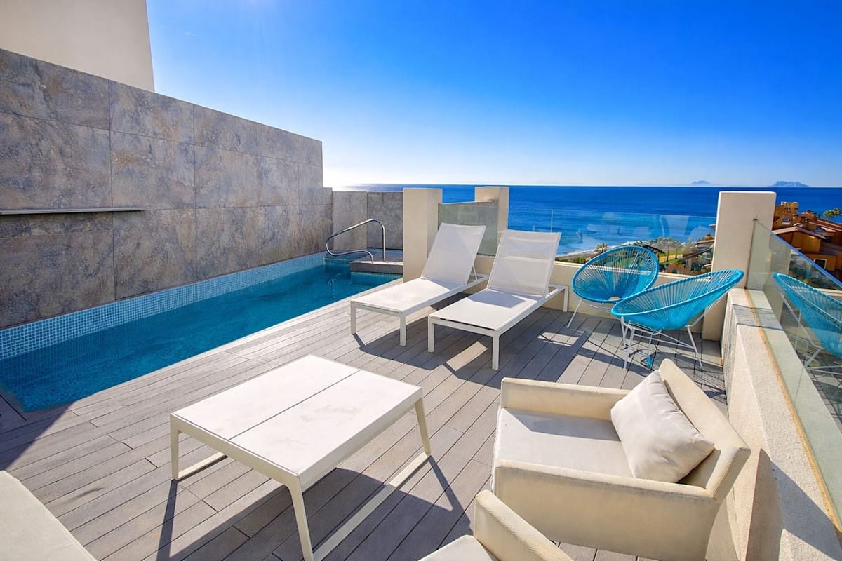 4-slaapkamer duplex-penthouse aan het strand in Estepona in Estepona - foto 13