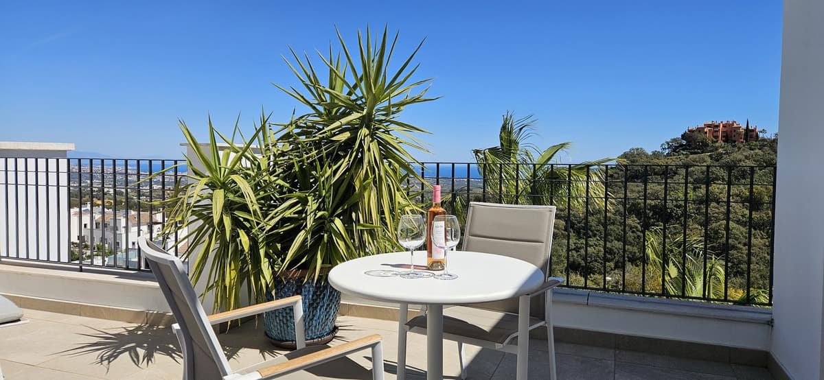 Panoramisch zeezicht penthouse op één niveau in La Mairena in La Mairena - foto 5