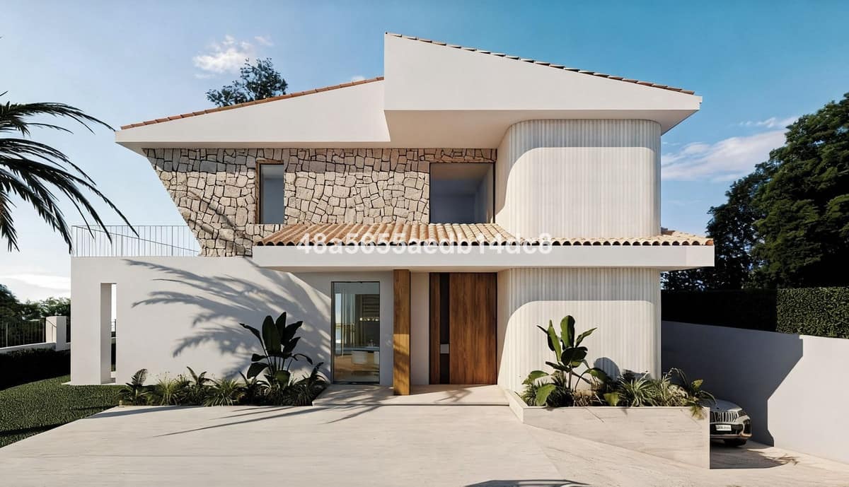 Kavel met villa-ontwerp in Elviria met bouwaanvraag in Elviria - foto 2