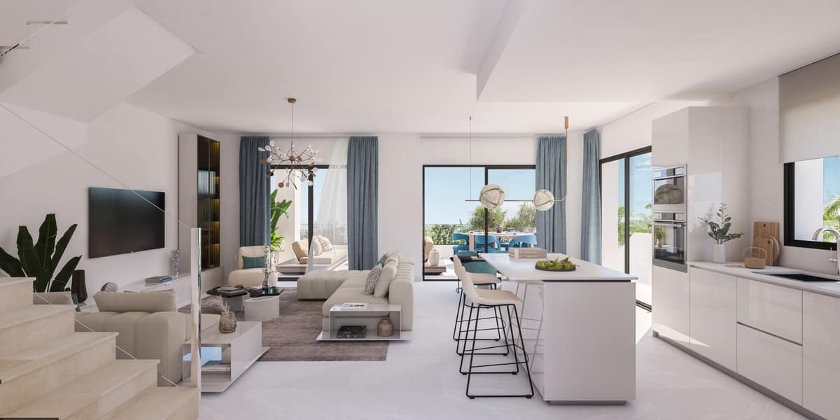 Nieuwbouw in Estepona: 3 slaapkamers, 2 badkamers, 182 m2 in Estepona - foto 4