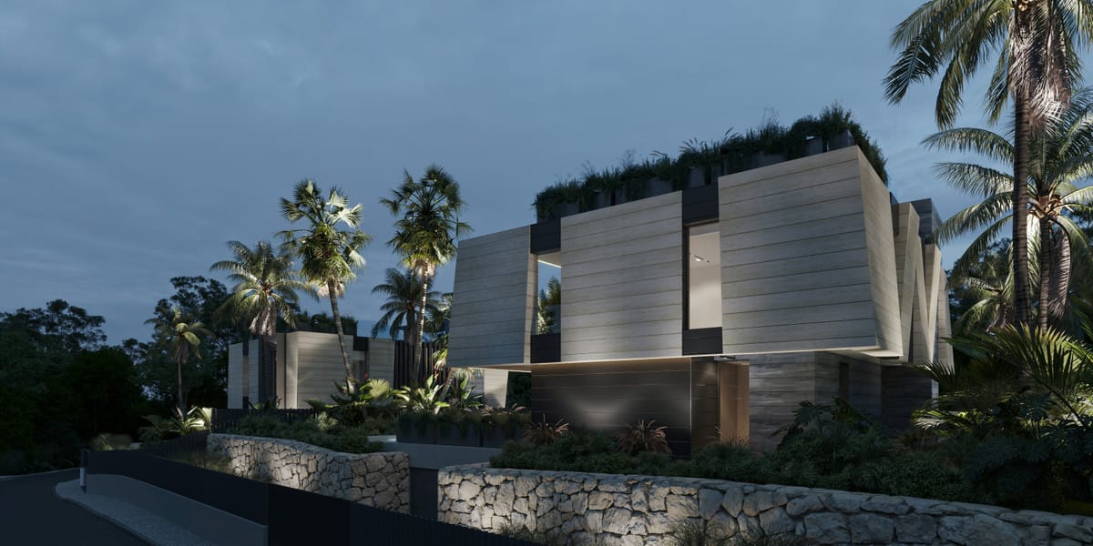 Drie moderne villa’s met vijf slaapkamers in Marbella in Marbella - foto 10