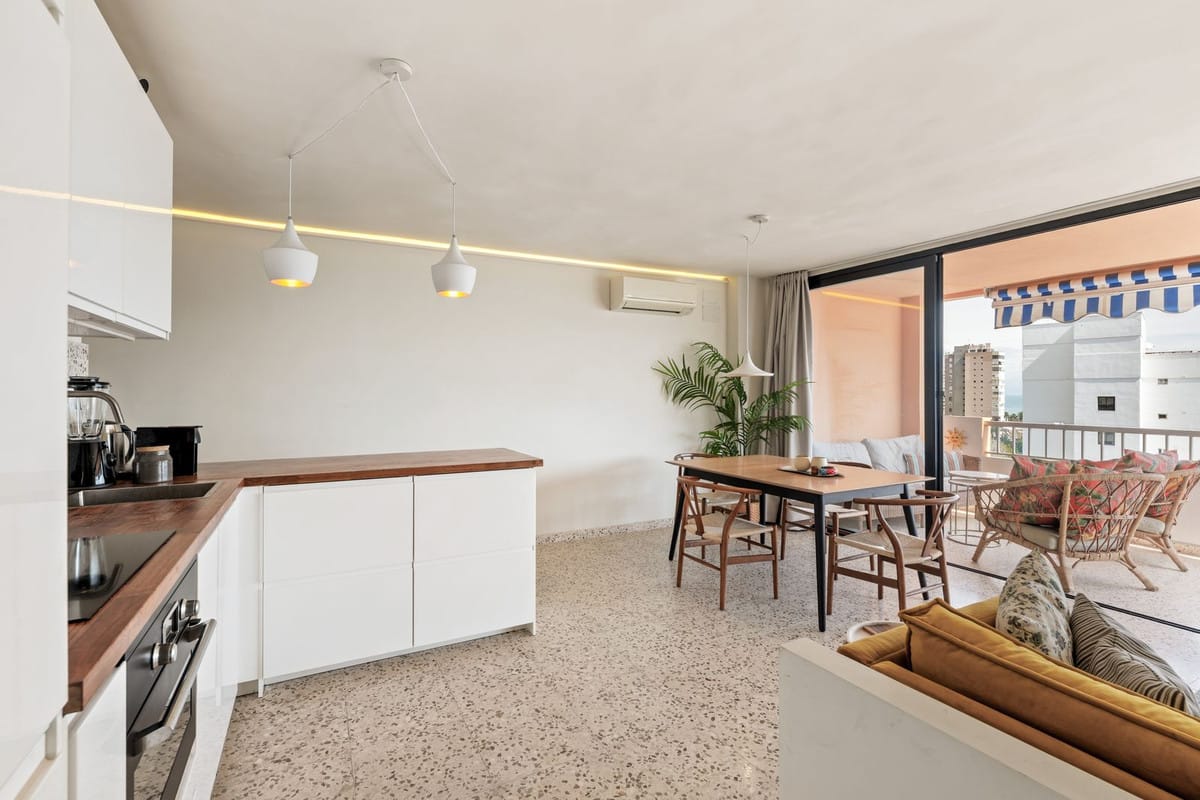 Panoramisch zeezicht appartement met 2 slaapkamers in El Bajondillo, Torremolinos in Torremolinos - foto 7