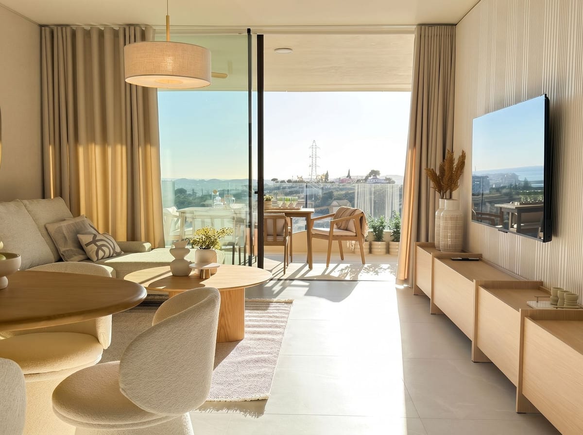 Luxueus 2-slaapkamerappartement met zee- en bergzicht in El Higuerón, Fuengirola in Higueron - foto 2