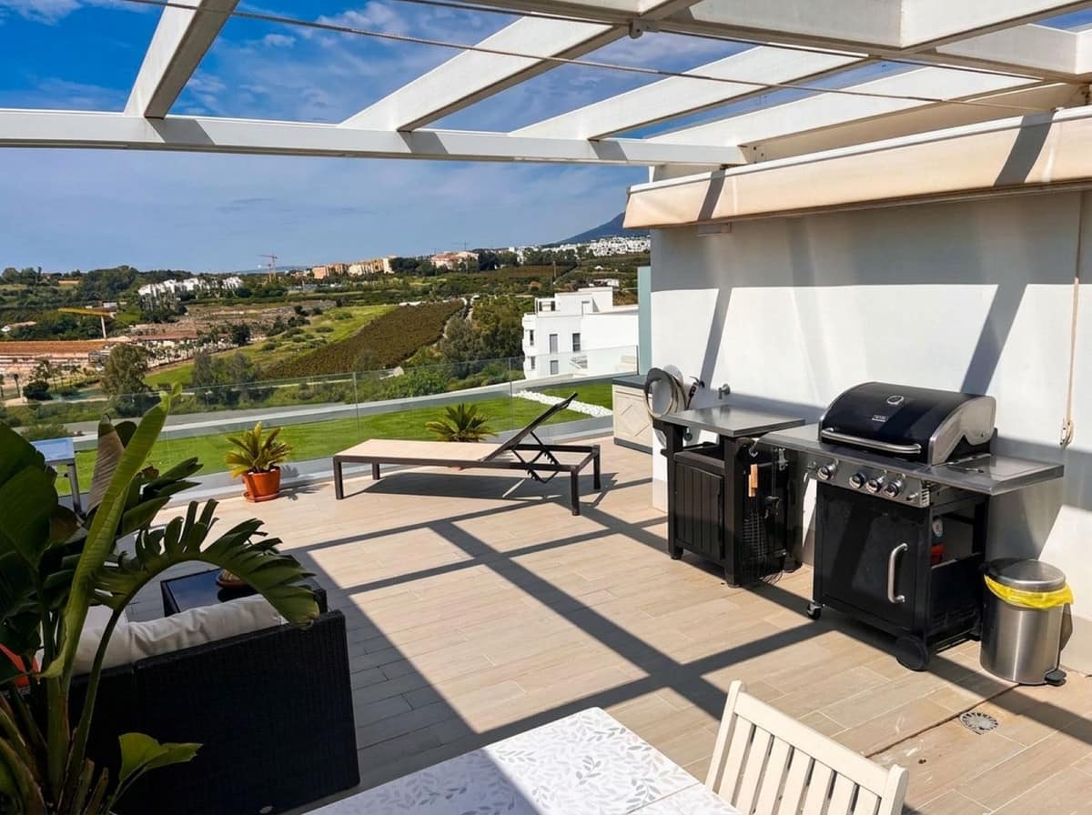 3-slaapkamer townhouse met privé solarium en zeezicht in Cancelada, Estepona in Cancelada - foto 16