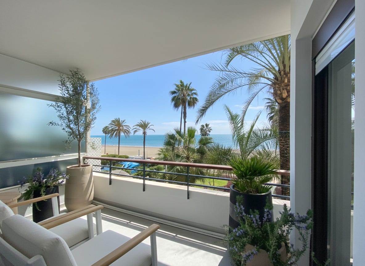 Appartement aan het strand in Estepona — 2 slaapkamers, 97 m² in Estepona - foto 13