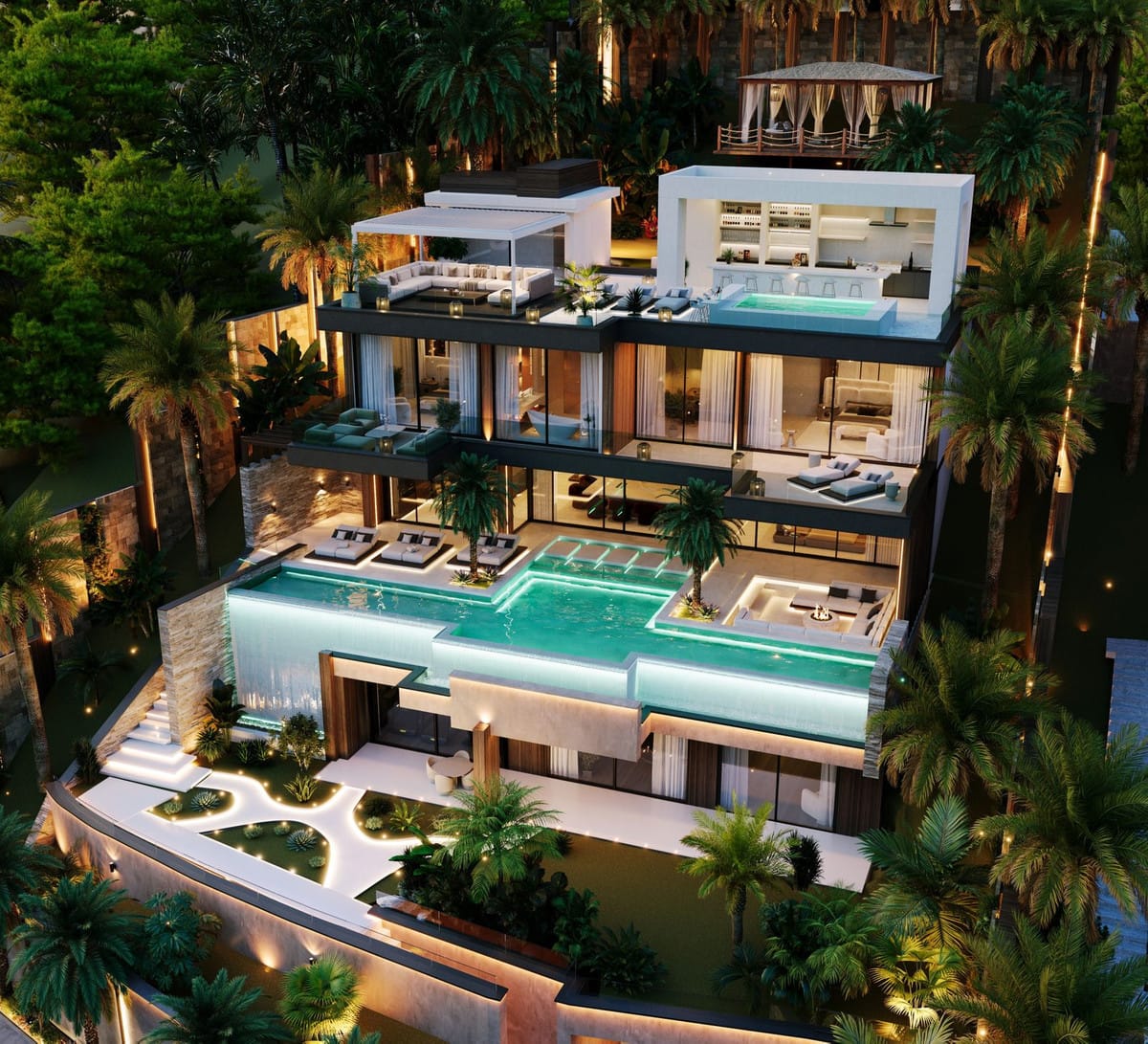 5-slaapkamer villa in Marbella in Marbella - foto 19