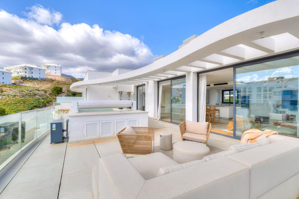 Luxueuze penthouse met panoramisch uitzicht op de Middellandse Zee in Fuengirola (El Higuerón) in Fuengirola - foto 12