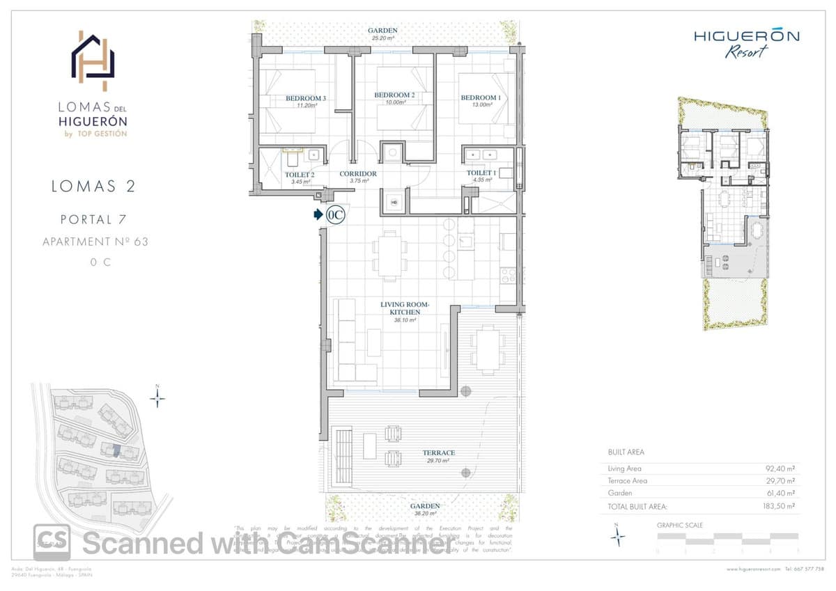 3-slaapkamer appartement in Higuerón in Higueron - foto 17