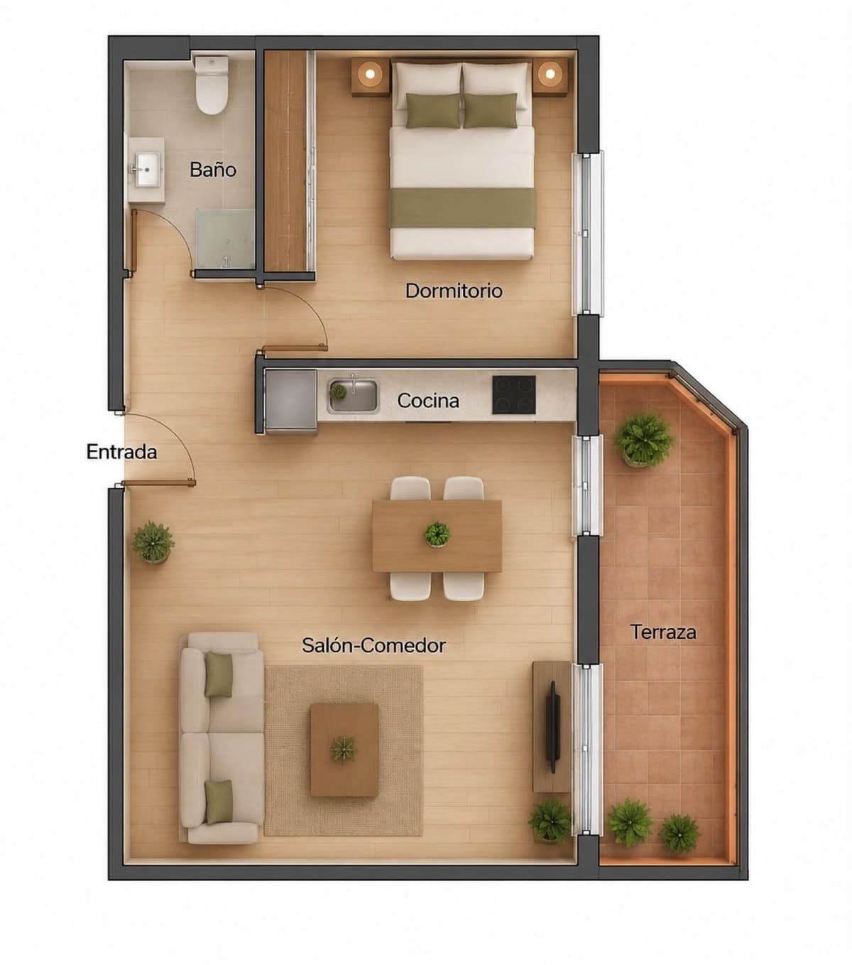 Licht 1-slaapkamer appartement met zeezicht-terras en privégarage – San Luis de Sabinillas in San Luis de Sabinillas - foto 13