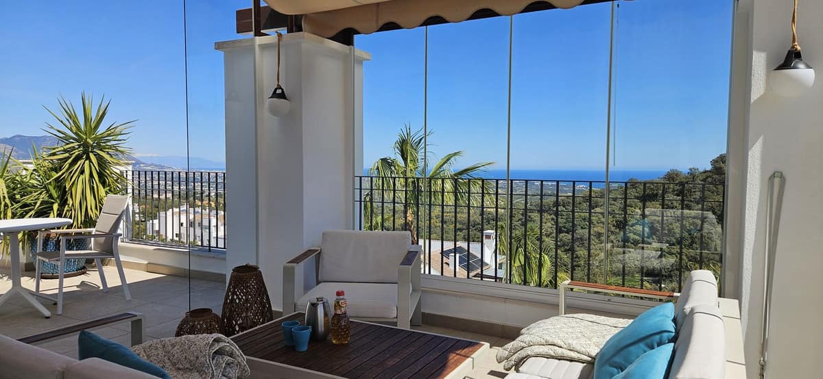 Panoramisch zeezicht penthouse op één niveau in La Mairena in La Mairena - foto 7