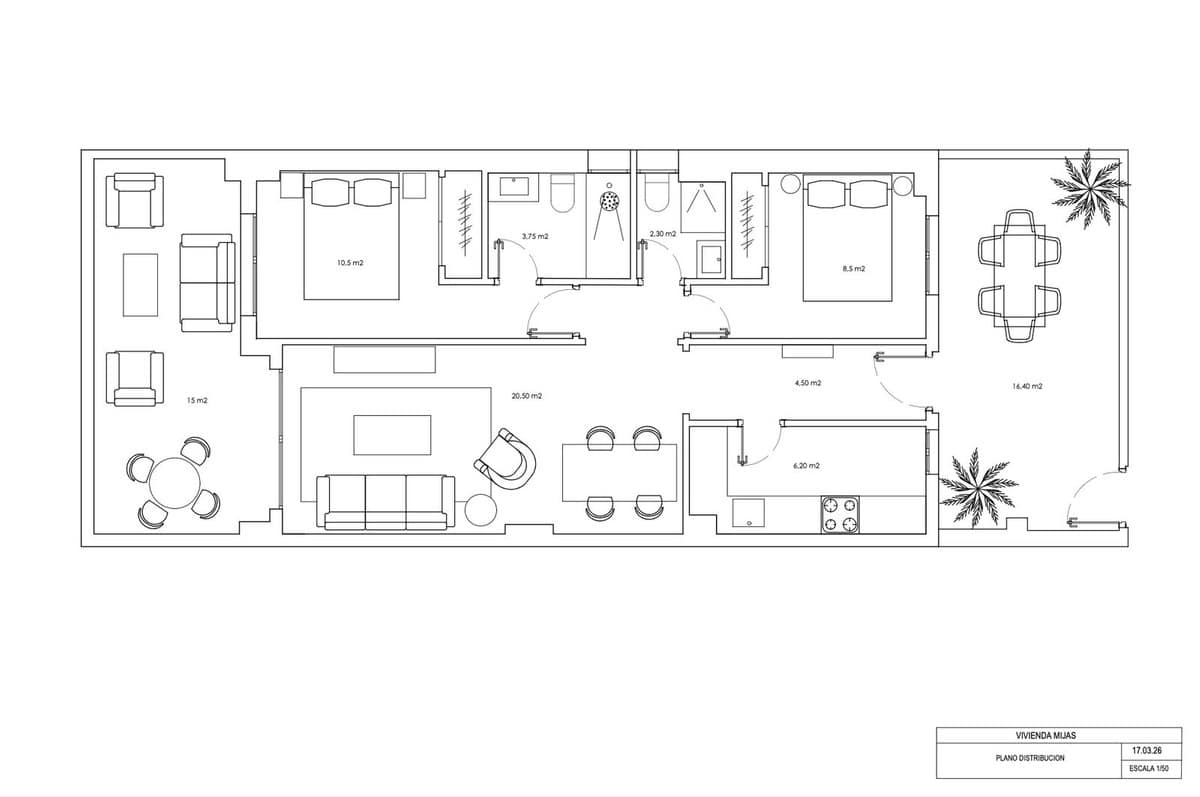 2-slaapkamer appartement op begane grond in Calanova Golf in Calanova Golf - foto 7