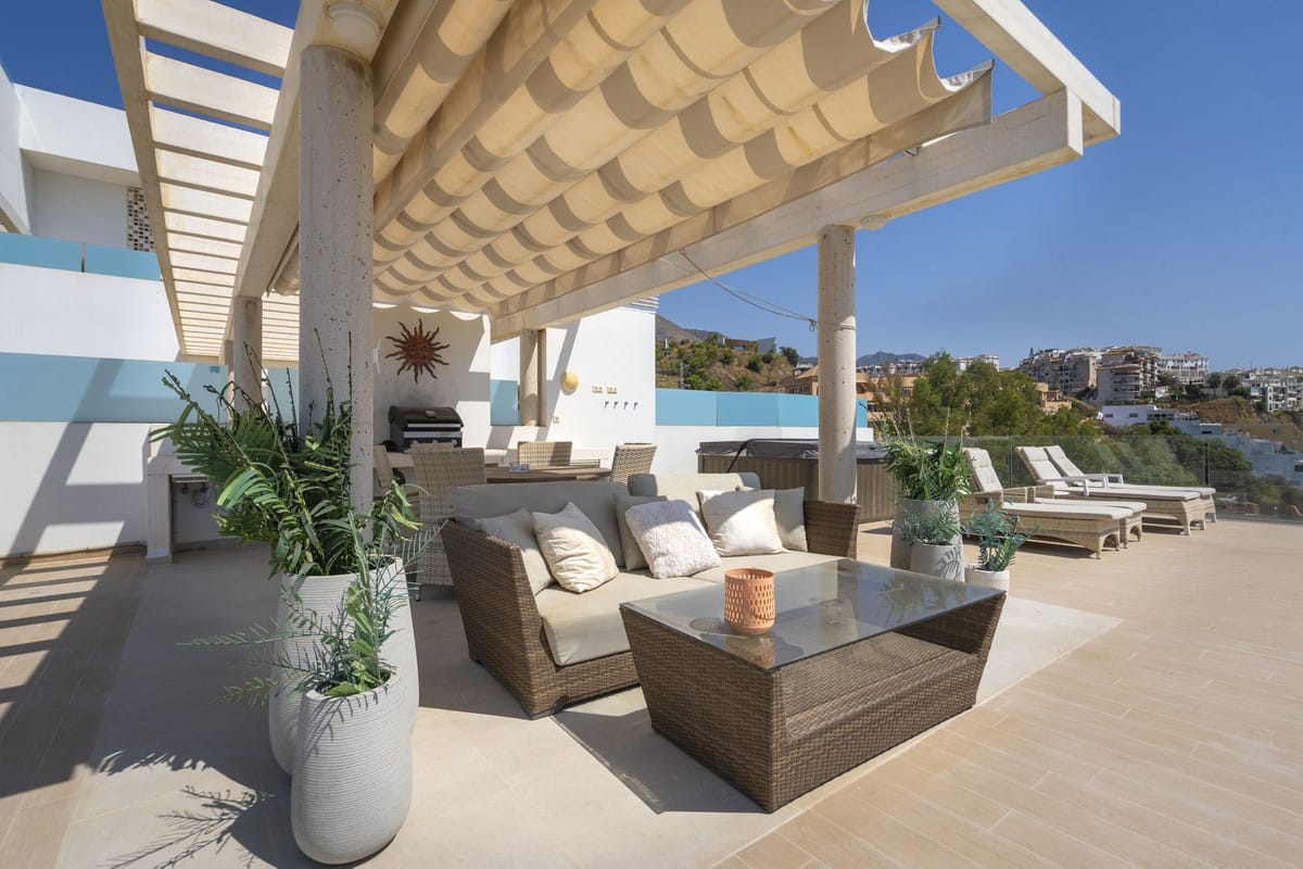 2-slaapkamer penthouse met zeezicht in Fuengirola in Fuengirola - foto 2