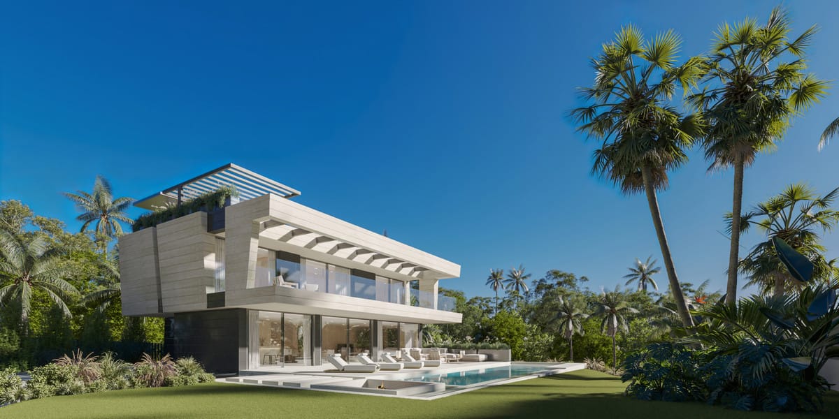 Drie moderne villa’s met vijf slaapkamers in Marbella in Marbella - foto 3