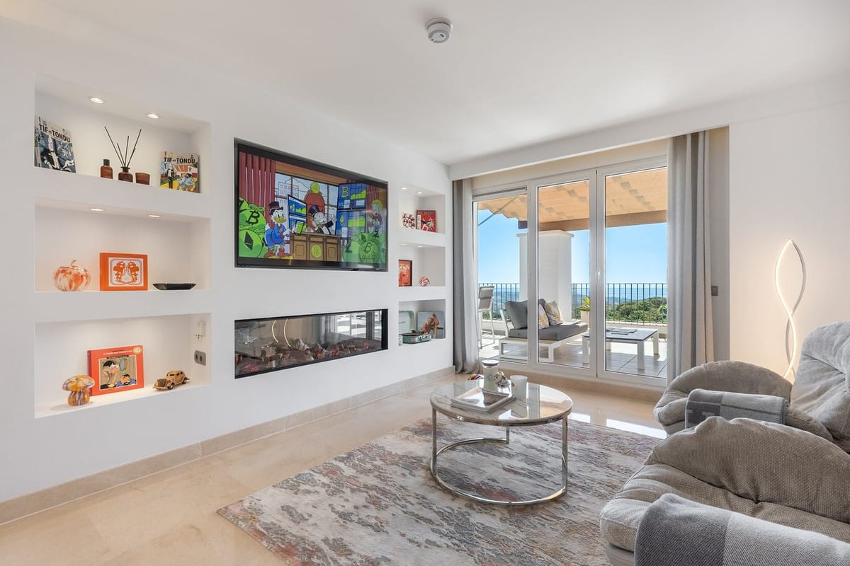 Drie-slaapkamer penthouse in La Floresta, Marbella in Marbella - foto 4