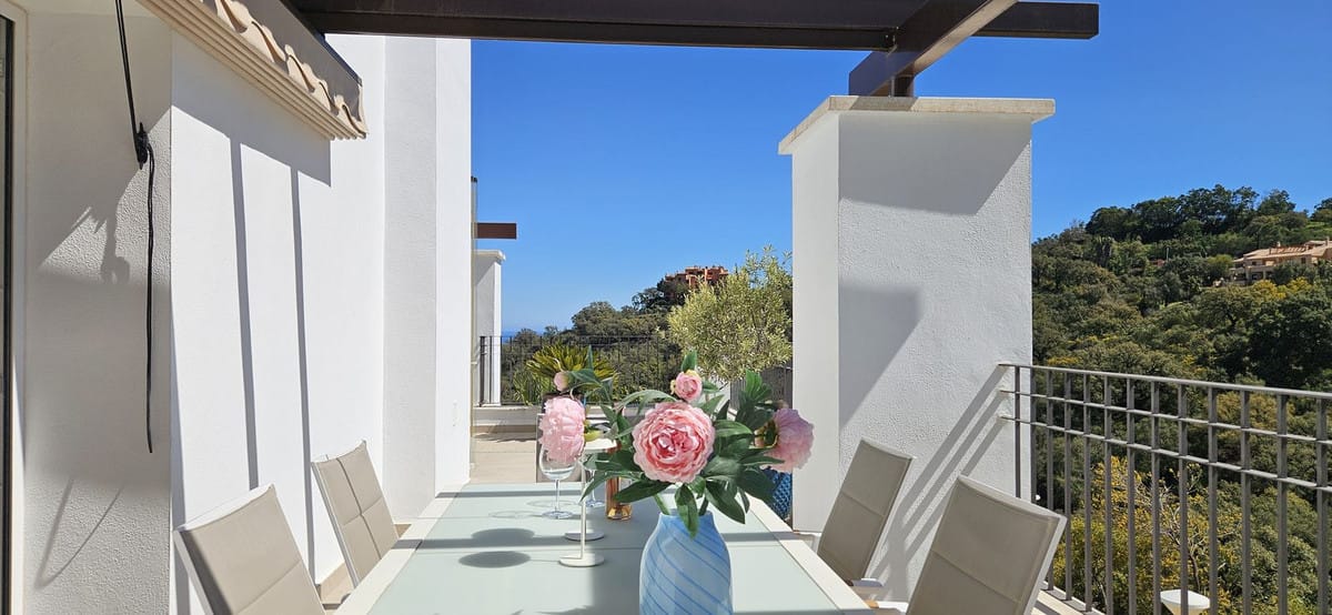 Panoramisch zeezicht penthouse op één niveau in La Mairena in La Mairena - foto 15