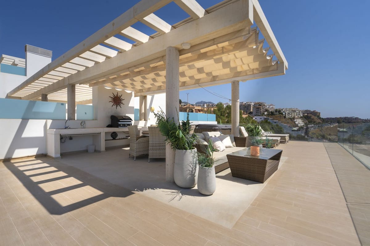 2-slaapkamer penthouse met zeezicht in Fuengirola in Fuengirola - foto 6