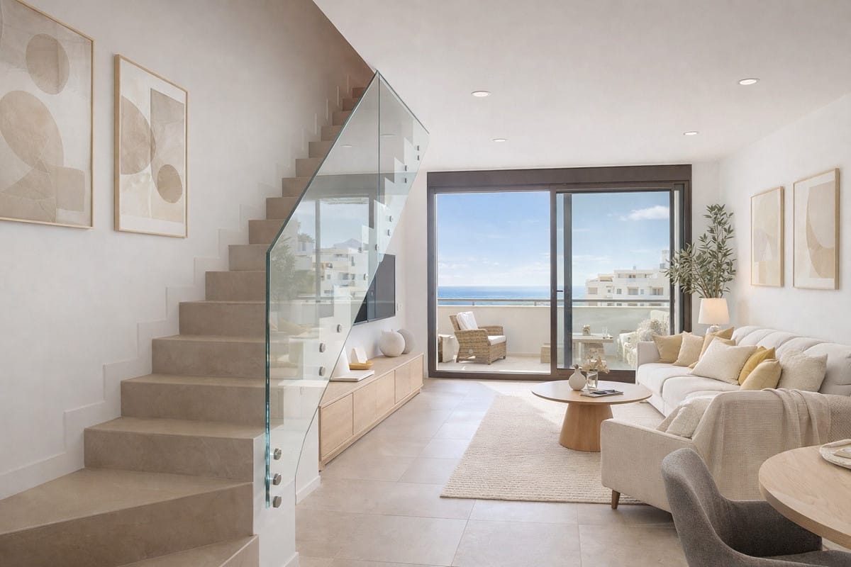 3-slaapkamer duplex-penthouse in Estepona in Estepona - foto 5