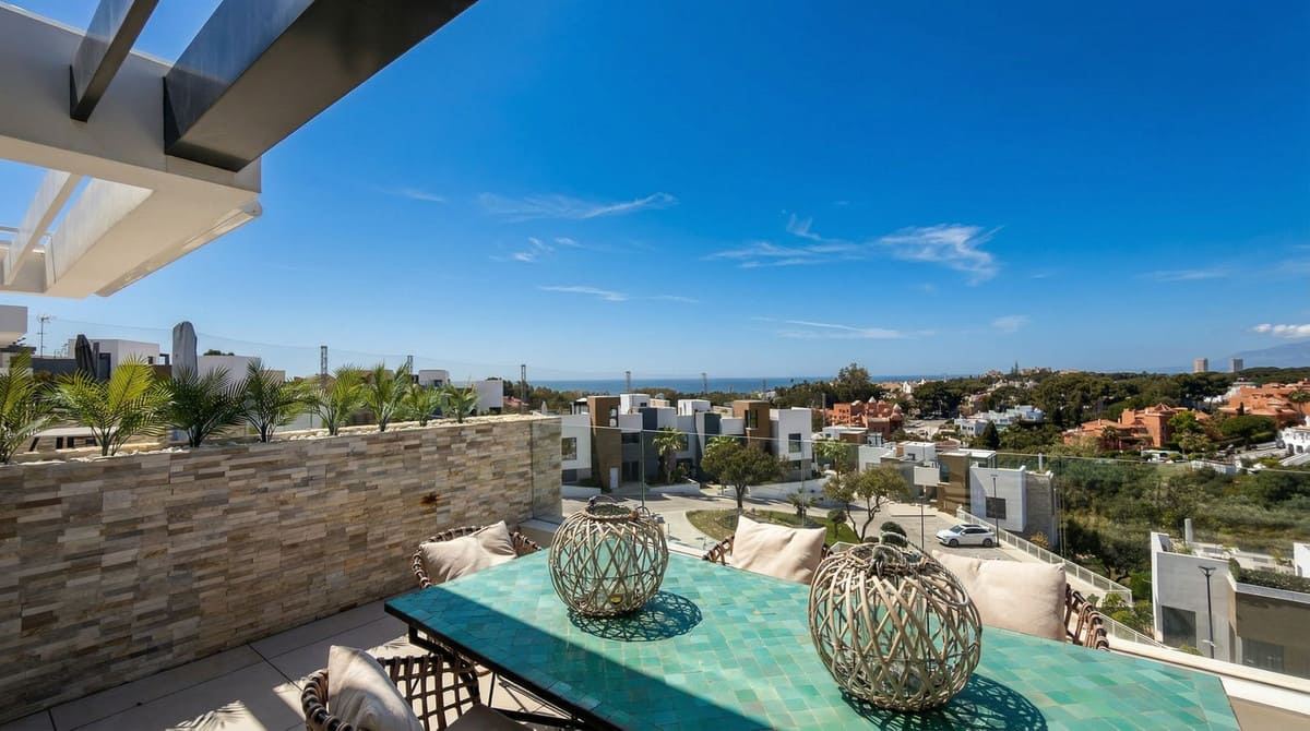 Penthouse met privé dakterras en zwembad in Cabopino in Cabopino - foto 10