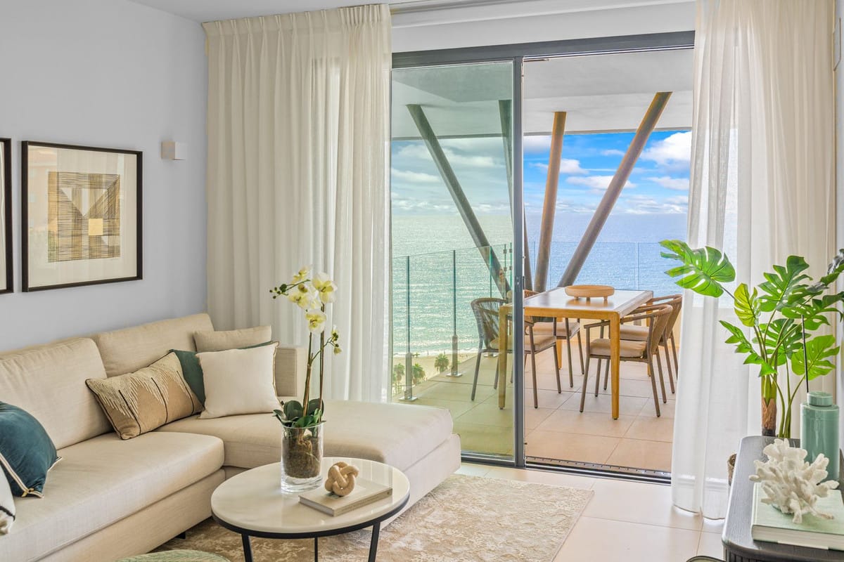 2-slaapkamer appartement met zeezicht in Fuengirola in Fuengirola - foto 2