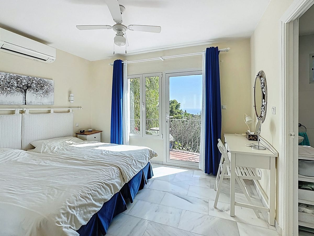 4-slaapkamer villa met panoramisch zeezicht in Mijas in Mijas - foto 16