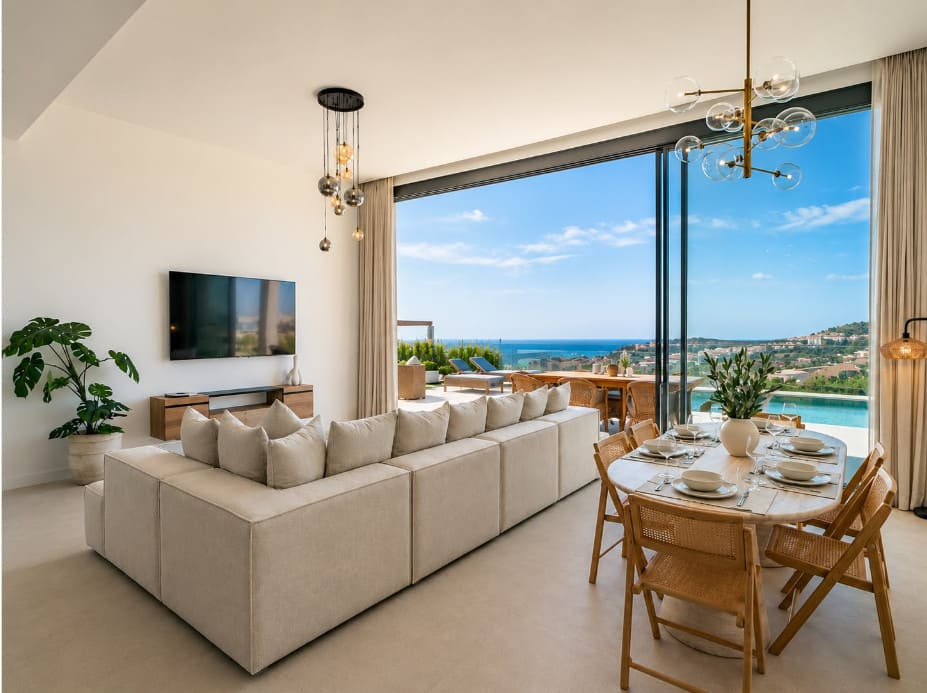 Panoramisch zeezicht: gloednieuwe 3-slaapkamer villa in Benahavís in Benahavís - foto 3