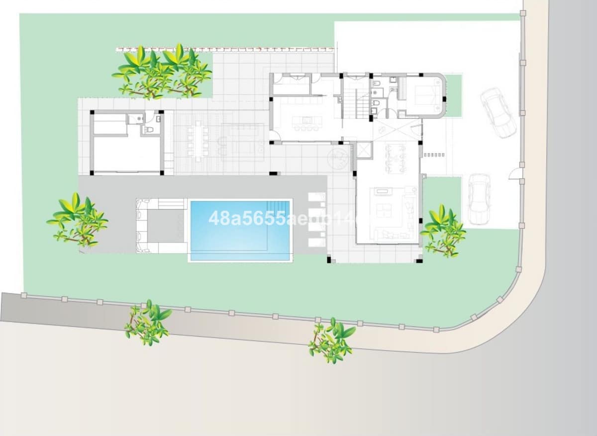 Kavel met villa-ontwerp in Elviria met bouwaanvraag in Elviria - foto 9