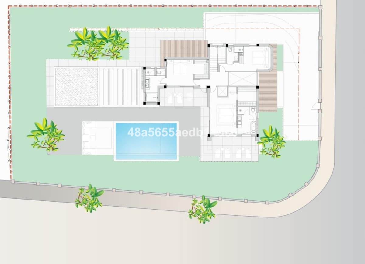 Kavel met villa-ontwerp in Elviria met bouwaanvraag in Elviria - foto 10