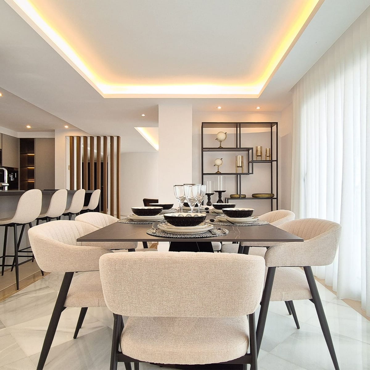 Drie-slaapkamer duplexpenthouse in Marbella in Marbella - foto 8