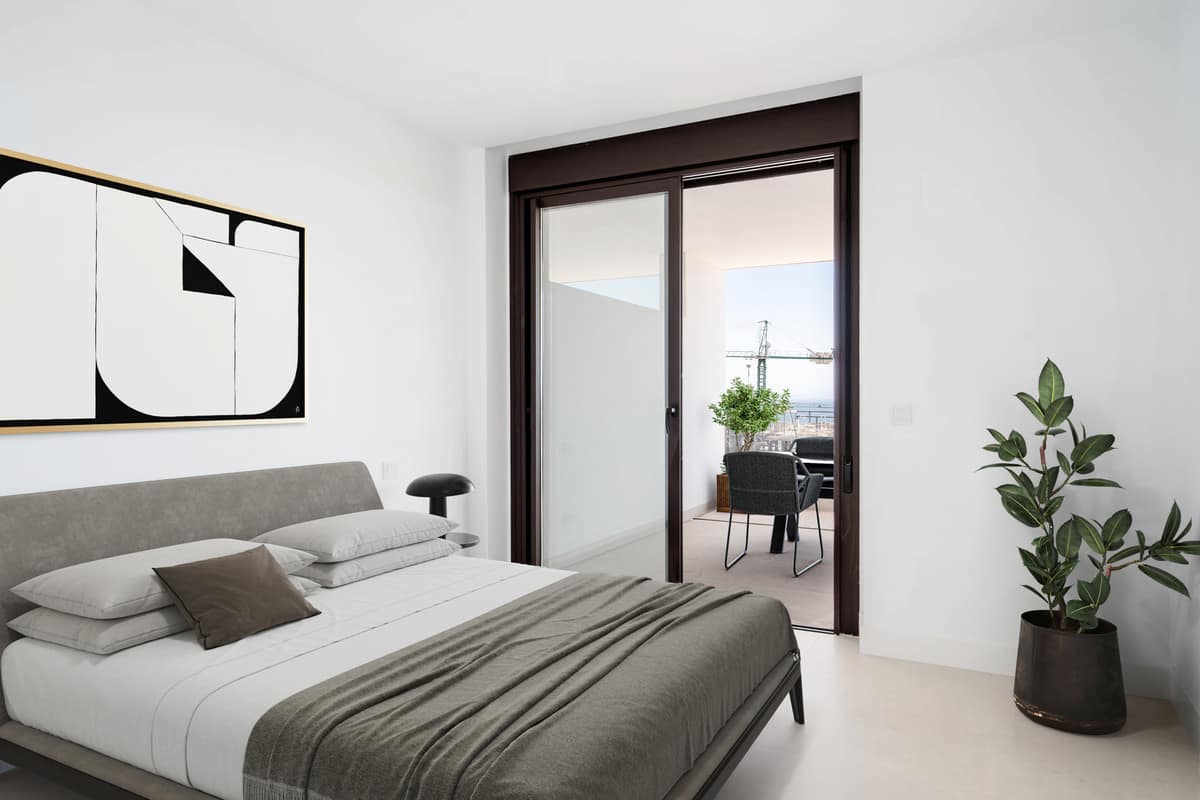 Appartement met twee slaapkamers in Fuengirola met zeezicht in Fuengirola - foto 2