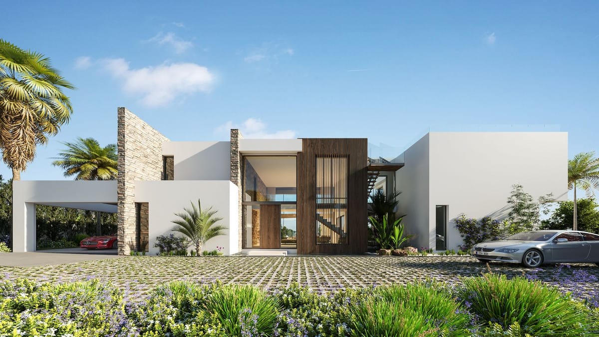 Kavel Hacienda Las Chapas — volledig vergund hedendaags villa‑project met zeezicht in Hacienda Las Chapas - foto 2