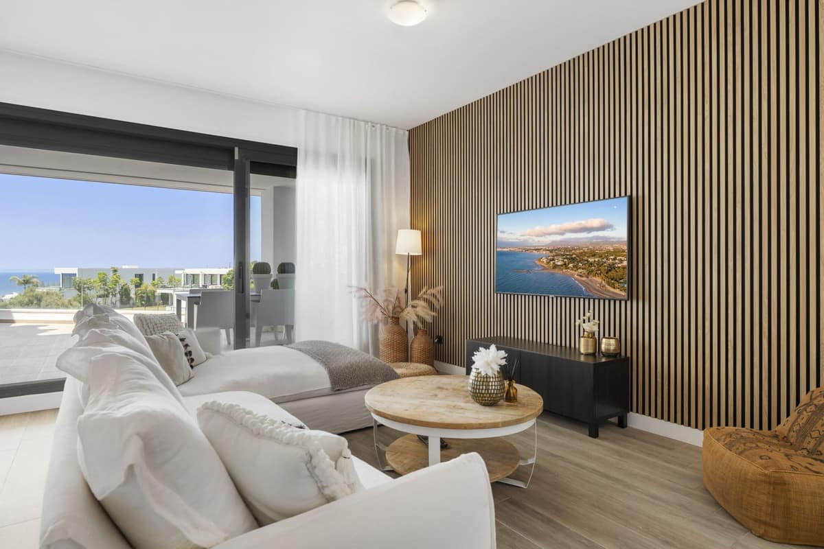 Drie-slaapkamer appartement in Cabopino met panoramisch zeezicht in Cabopino - foto 12