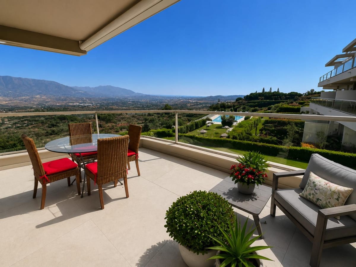 Drie slaapkamer appartement met panoramisch uitzicht in Harmony, La Cala Golf in La Cala Golf - foto 5