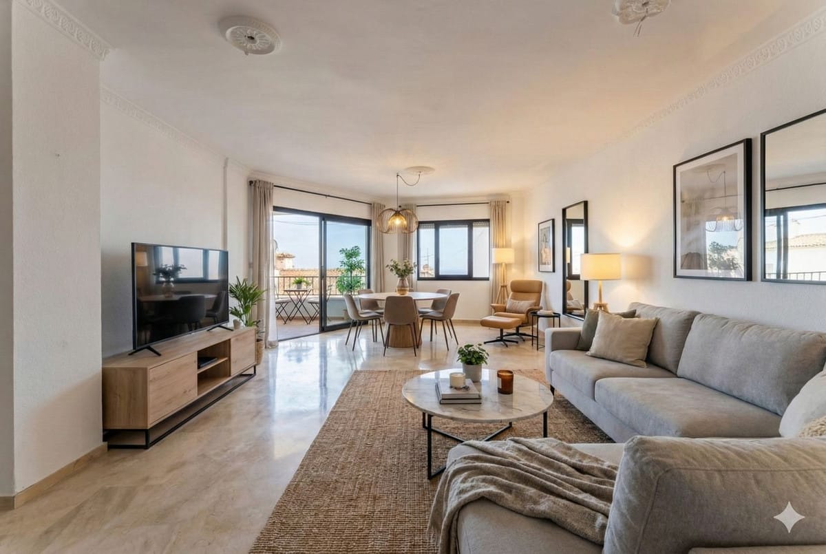1-slaapkamer appartement in Mijas met terras en gedeeltelijk zeezicht in Mijas - foto 3