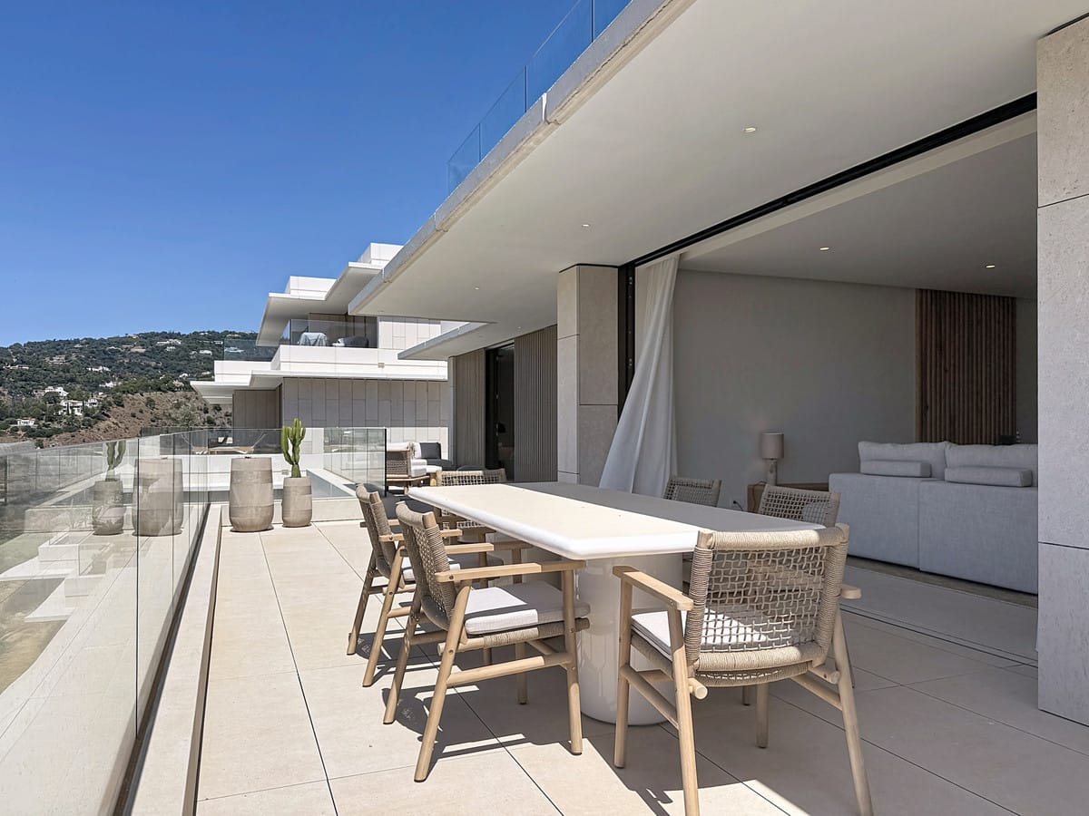 Drie slaapkamers penthouse in Benahavís met zeezicht en 93 m² terras in Benahavís - foto 14