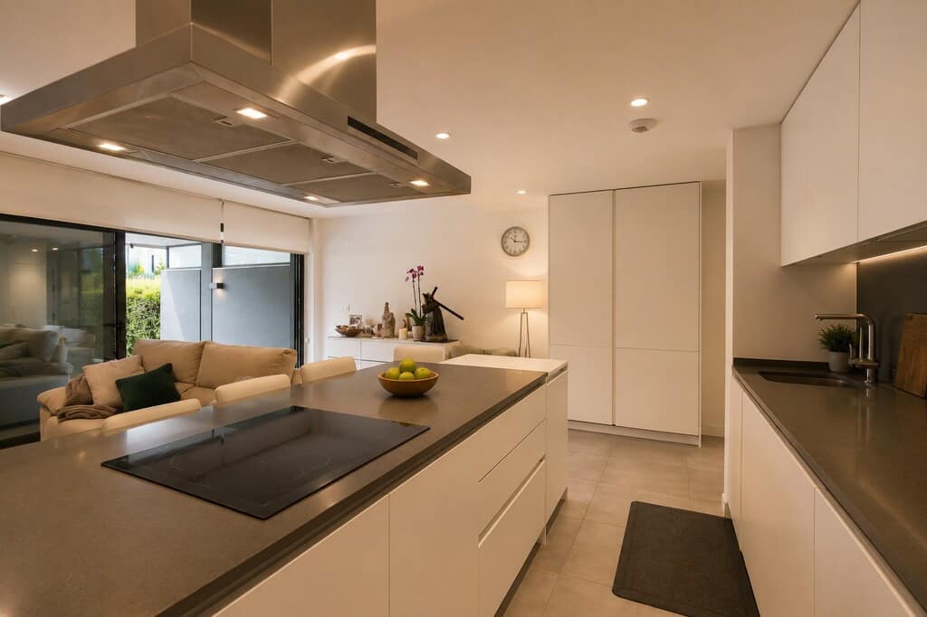 Hoekappartement begane grond — 3 slpk, tuin & zwembadzicht, Estepona in Estepona - foto 13