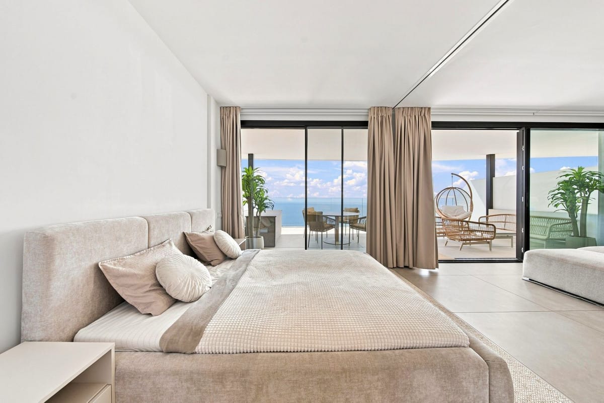Luxe 2-slaapkamer appartement met panoramisch zeezicht in Higuerón in Higueron - foto 9