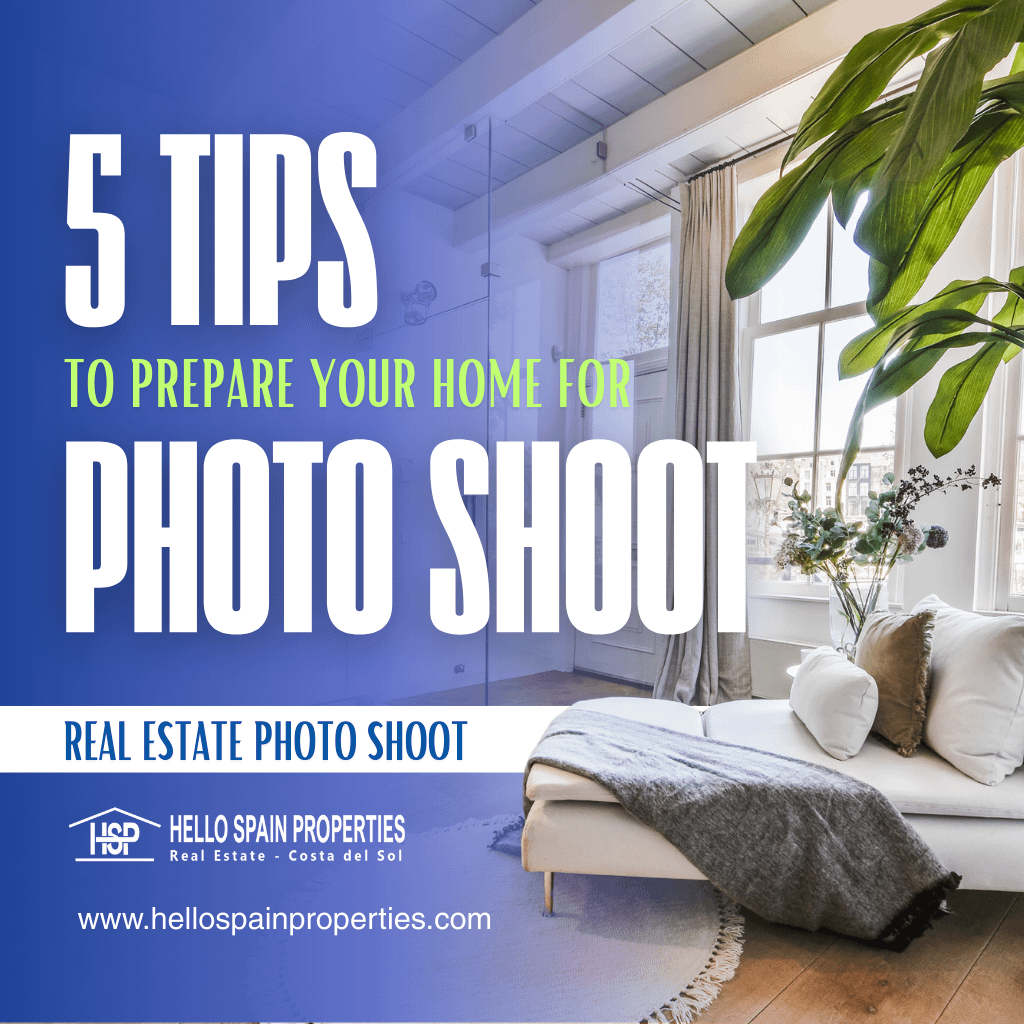 5 Tips to prepare your property for a real estate photo shoot