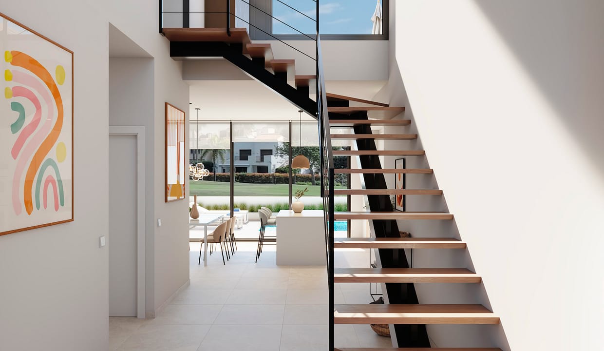 Hallway and staircase