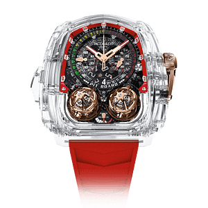 JACOB & CO. TWIN TURBO FURIOUS SAPPHIRE CRYSTAL RED