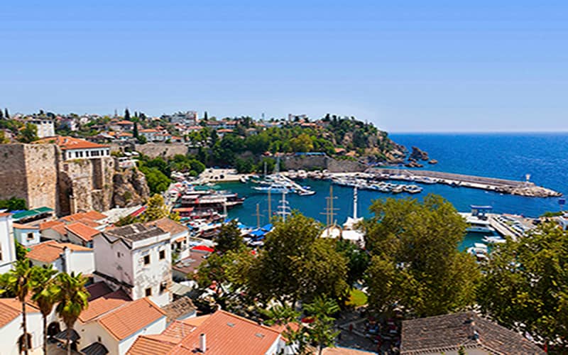 The Old Town of Kaleiçi in Antalya