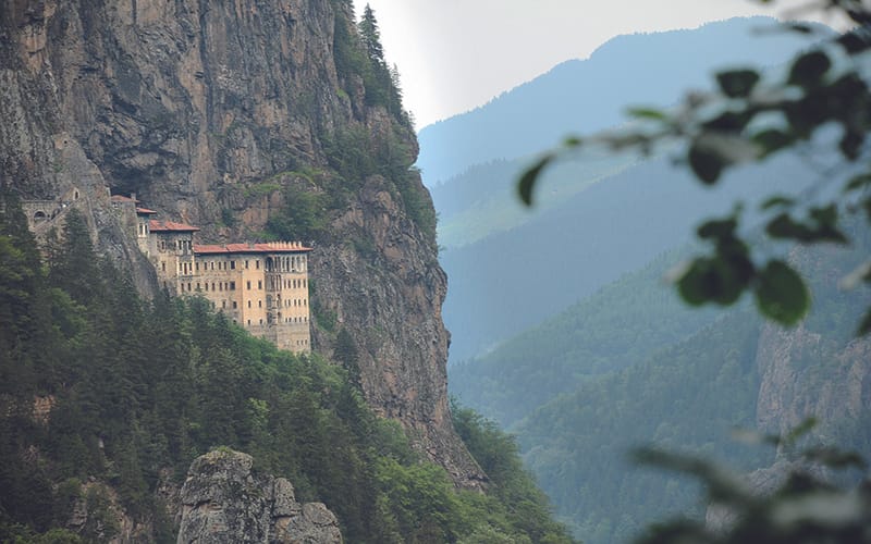 Historic Sumela Monastery in Turkey